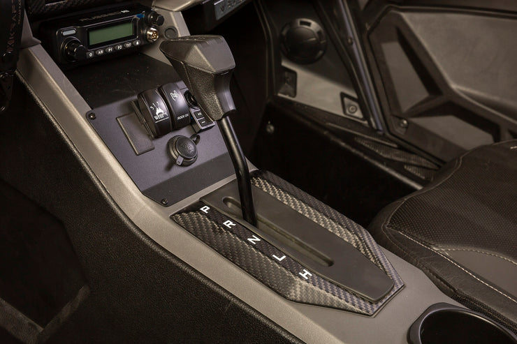 XKraft Polaris RZR Pro Shifter Surround - Carbon Fiber