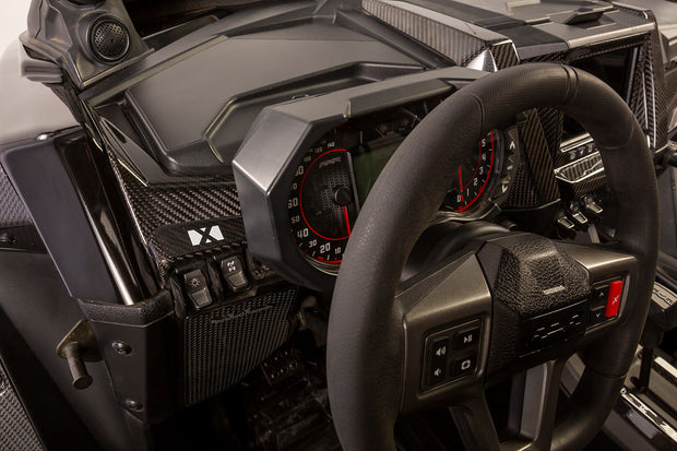 XKraft Polaris RZR Pro Dash Trim - Carbon Fiber