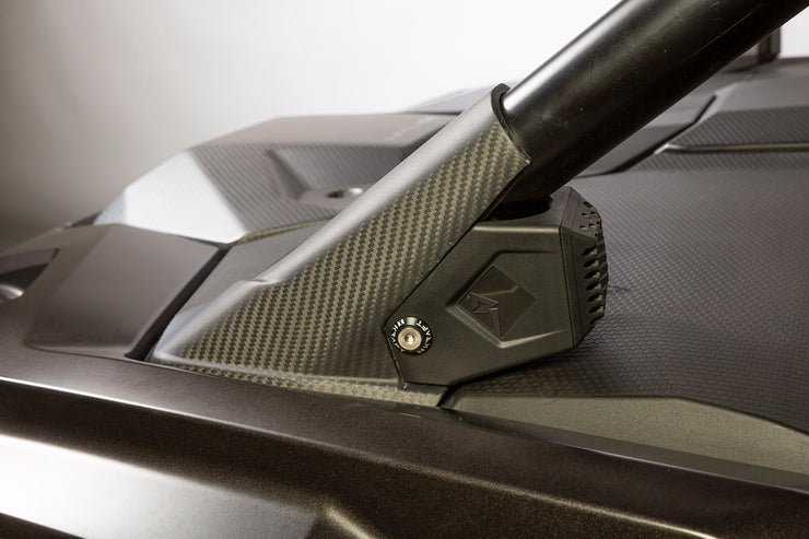 XKraft Carbon Fiber A-Pillar Covers for Polaris RZR Pro R, Pro S, Pro XP