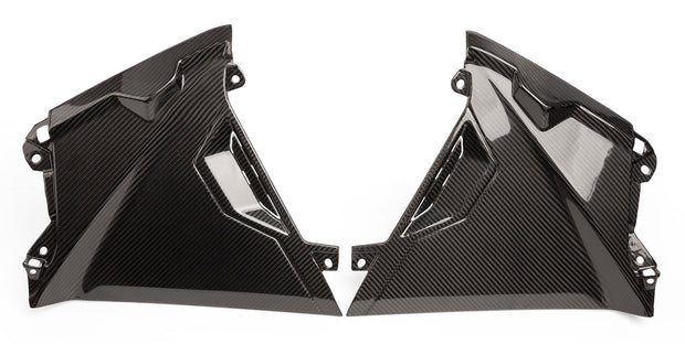 XKraft Carbon Fiber Upper Outer Dash for Can-Am Maverick R