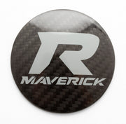 XKraft Can-Am Maverick R Hood Medallion- Carbon Fiber
