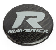 XKraft Can-Am Maverick R Hood Medallion- Carbon Fiber