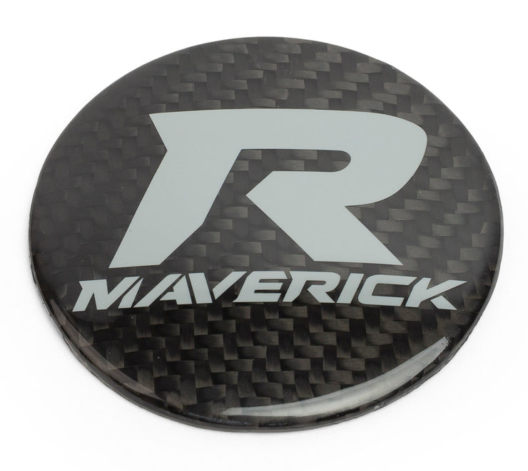 XKraft Can-Am Maverick R Hood Medallion- Carbon Fiber