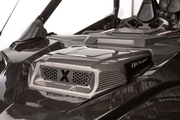 XKraft Polaris RZR Pro XR1 Hood - Carbon Fiber